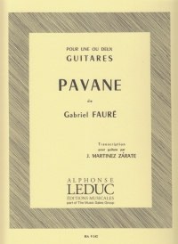 Faure Pavane Op50 Guitar Sheet Music Songbook