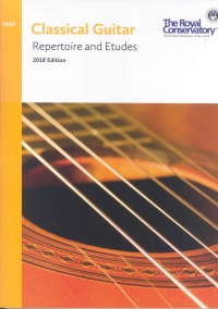 Classical Guitar Repertoire & Etudes Preparatory Sheet Music Songbook
