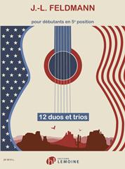 Feldmann 12 Duos Et Trios Guitar Sheet Music Songbook