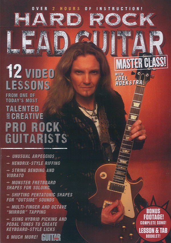 Guitar World Hard Rock Lead Guitar Hoekstra Dvd Sheet Music Songbook