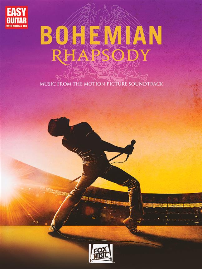 Bohemian Rhapsody Motion Picture Easy Guitar Sheet Music Songbook