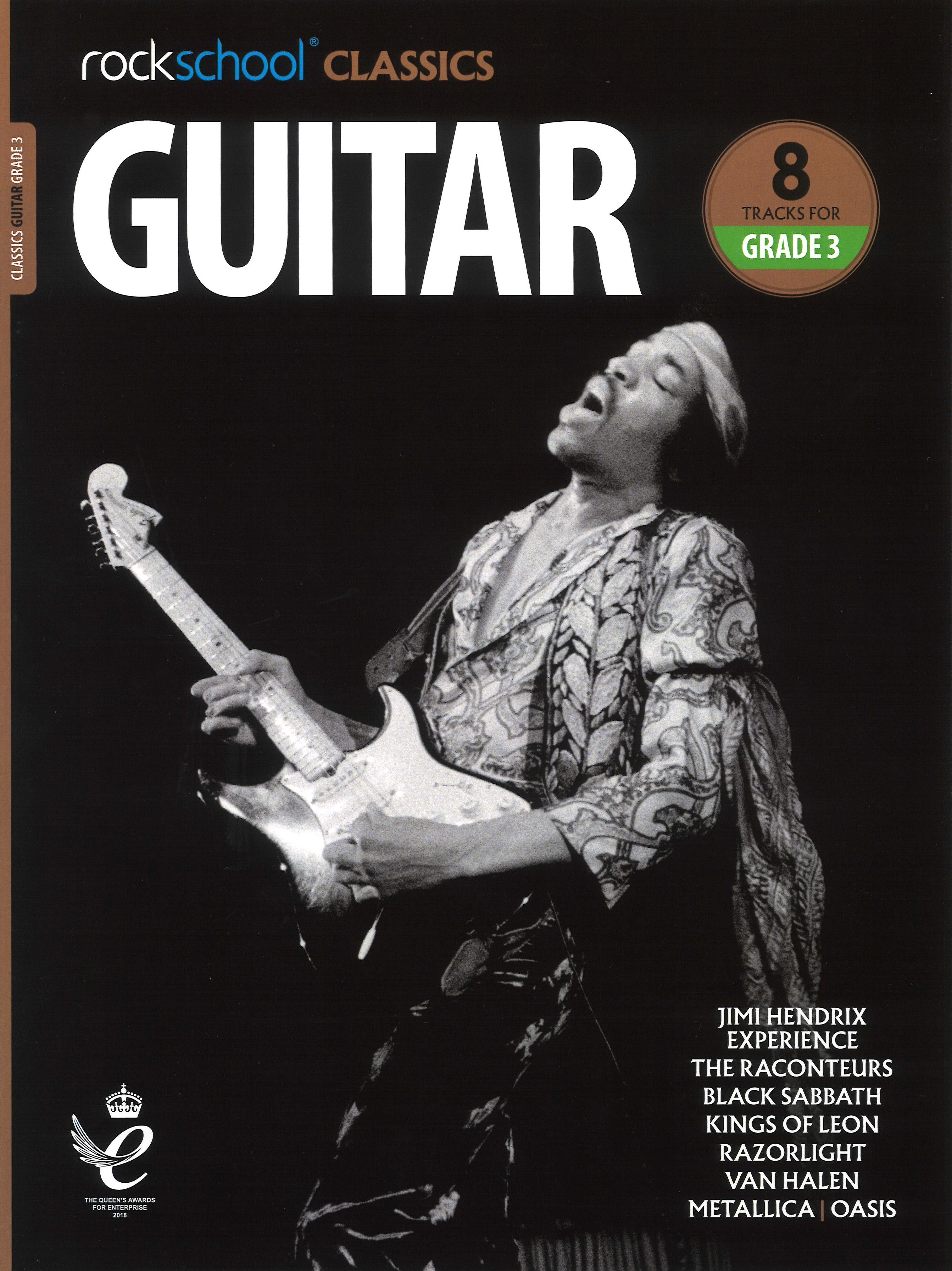 Rockschool Classics Guitar Grade 3 + Online Sheet Music Songbook
