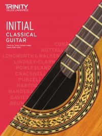 Trinity Classical Guitar Exam From 2020 Initial Sheet Music Songbook