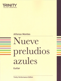 Montes Nueve Preludios Azules Guitar Sheet Music Songbook