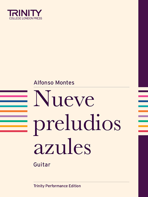 Montes Nueve Preludios Azules Guitar Sheet Music Songbook