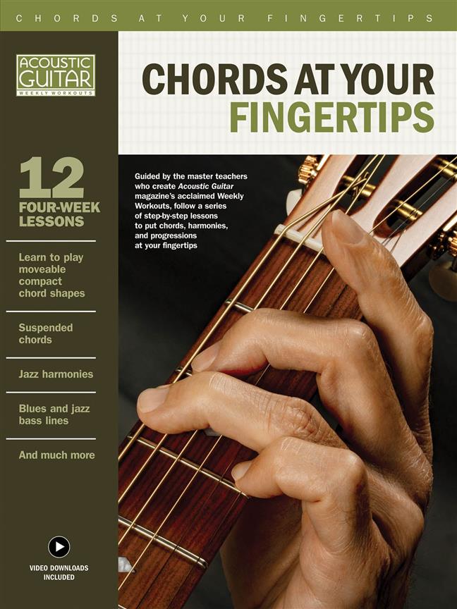 Chords At Your Fingertips Book + Online Sheet Music Songbook