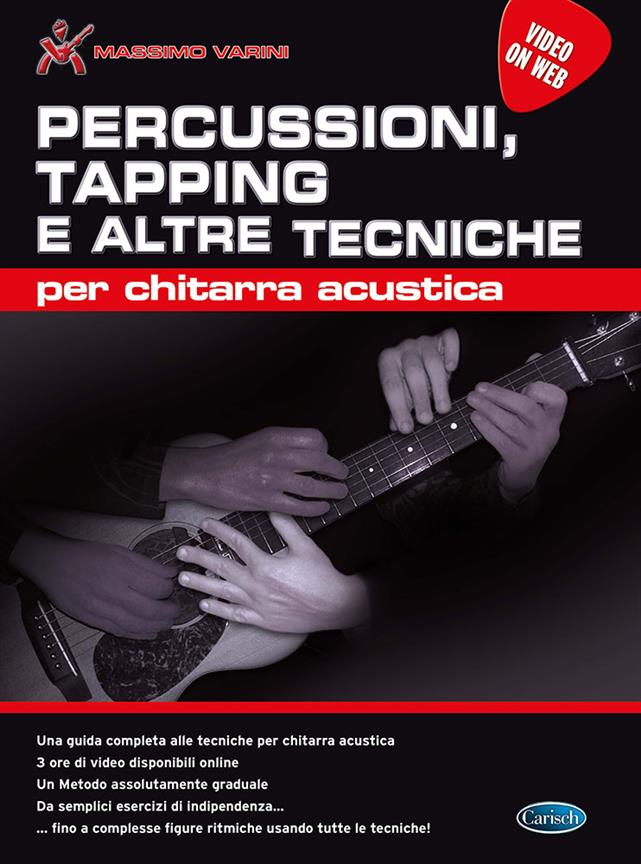 Percussioni Tapping E Altre Tecniche Book + Online Sheet Music Songbook