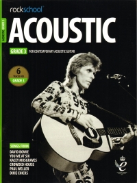 Rockschool Acoustic Guitar 2019 Grade 3 + Online Sheet Music Songbook