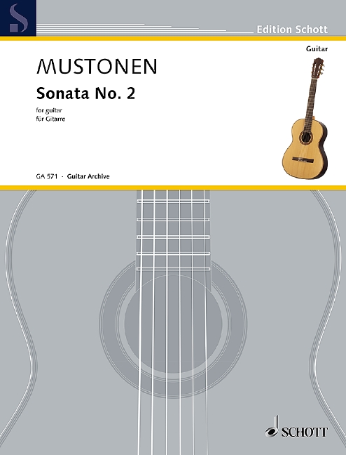 Mustonen Sonata No. 2 Guitar Sheet Music Songbook
