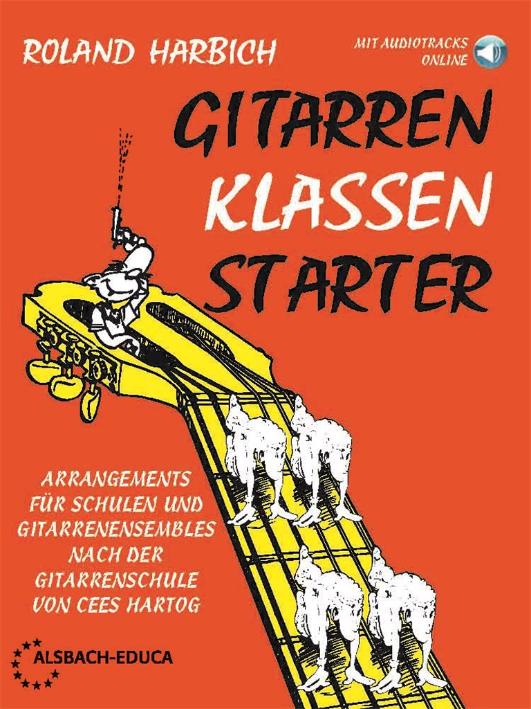 Gitarrenklassenstarter Hartog Book + Online Sheet Music Songbook