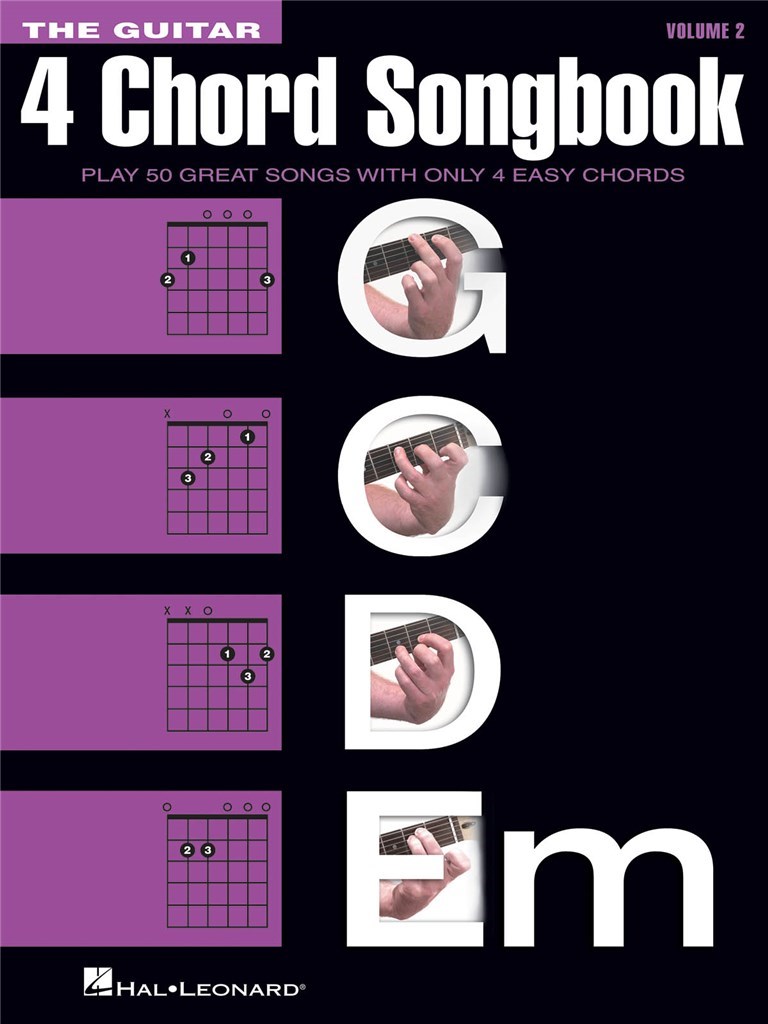 Guitar 4-chord Songbook Volume 2 Sheet Music Songbook