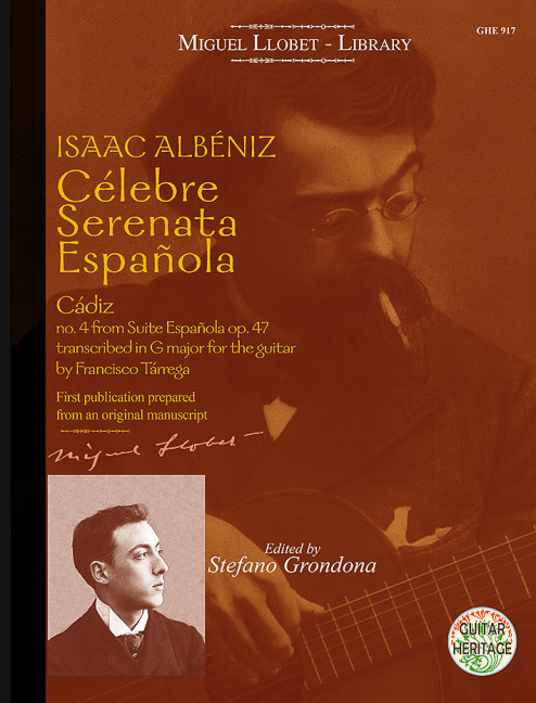 Albeniz Celebre Serenata Espanola Op47/4 Guitar Sheet Music Songbook