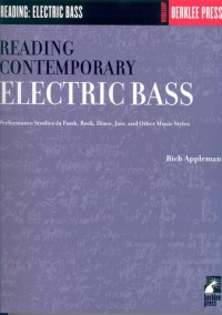 Reading Contemporary Electric Bass Rhythm Appleman Sheet Music Songbook