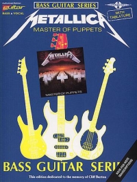 Metallica Master Of Puppets (bass Guitar Series) Sheet Music Songbook