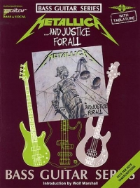 Metallica And Justice For All Bass Guitar Series Sheet Music Songbook