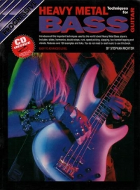 Progressive Heavy Metal Bass Technique Book & Cd Sheet Music Songbook