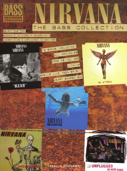 Nirvana Bass Collection Tab Sheet Music Songbook