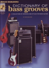 Dictionary Of Bass Grooves Bass Builders Book/cd Sheet Music Songbook