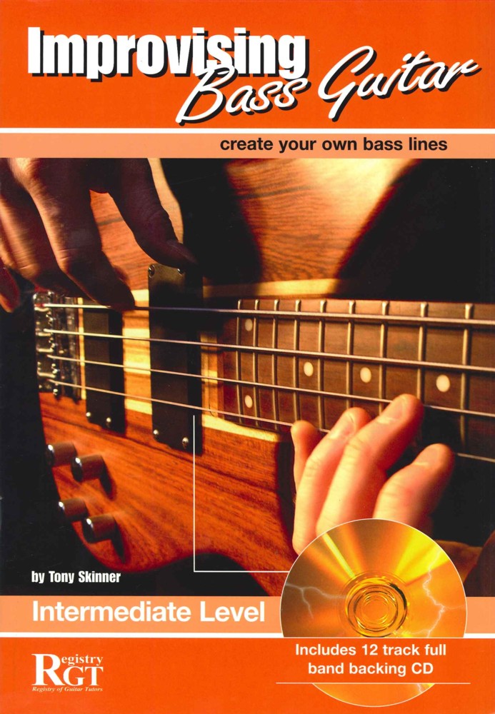 Improvising Bass Guitar Book 2 Intermediate Bk/cd Sheet Music Songbook