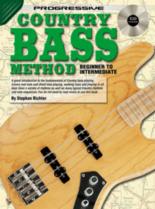 Progressive Country Bass Method Book & Cd Sheet Music Songbook