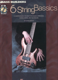 6 String Bassics Book & Cd Sheet Music Songbook