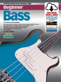 Progressive Beginner Bass + Online Sheet Music Songbook
