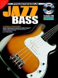 Progressive Jazz Bass Richter Book & Cd Sheet Music Songbook