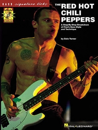 Red Hot Chili Peppers Bass Signature Licks Book/cd Sheet Music Songbook