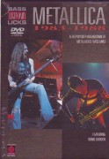 Metallica Legendary Licks Bass 1983-1988 Dvd Sheet Music Songbook