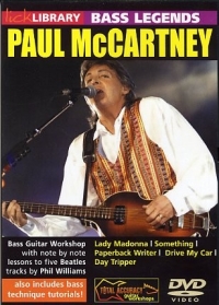 Paul Mccartney Bass Legends Lick Library Dvd Sheet Music Songbook