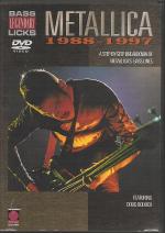 Metallica Legendary Licks Bass 1988-1997 Dvd Sheet Music Songbook