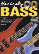 How To Play Bass For Beginners Book/cd/free Dvd Sheet Music Songbook