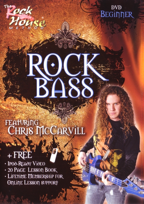 Rock House Method Rock Bass Beginner Dvd Sheet Music Songbook