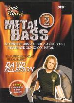 Metal Bass Level 2 David Ellefson Dvd Sheet Music Songbook