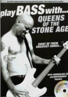 Queens Of The Stone Age Play Bass With Book/cd Sheet Music Songbook