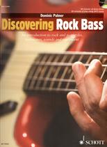 Discovering Rock Bass Palmer Book & Cd Sheet Music Songbook