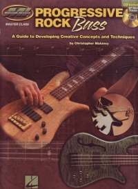 Progressive Rock Bass Maloney Book & Cd Sheet Music Songbook
