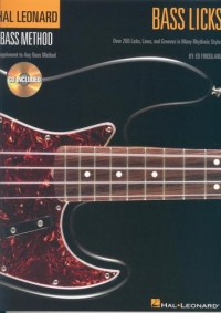 Hal Leonard Bass Method Bass Licks Book & Cd Sheet Music Songbook