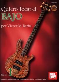 Quiero Tocar El Bajo Barba Book & Cd Sheet Music Songbook