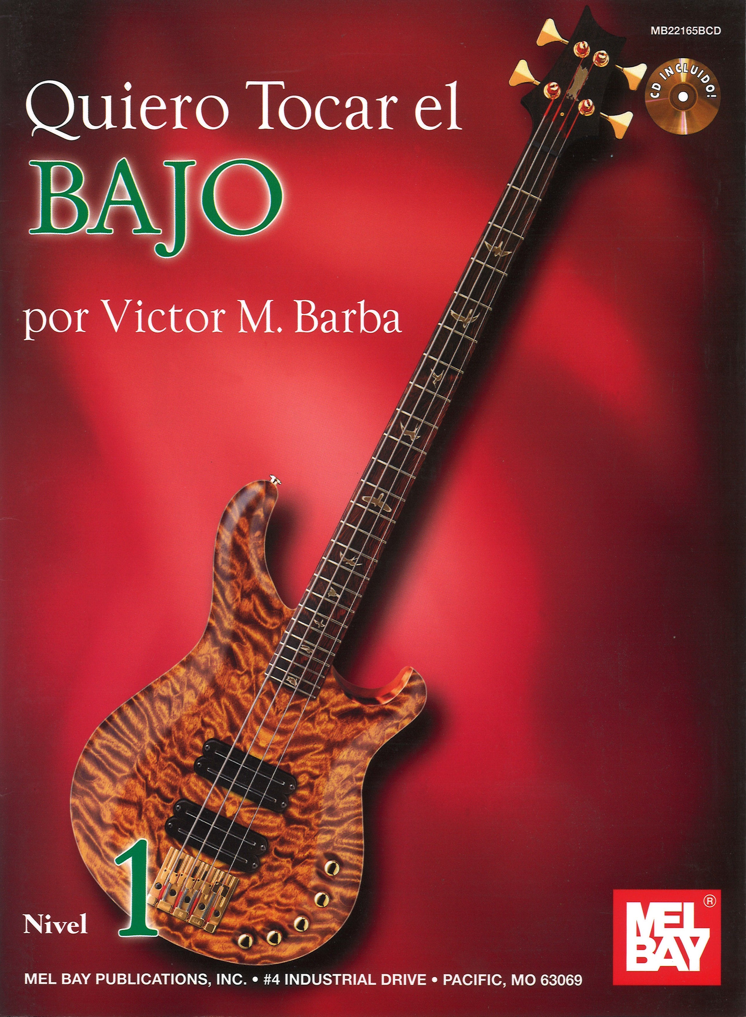 Quiero Tocar El Bajo Barba Book & Cd Sheet Music Songbook