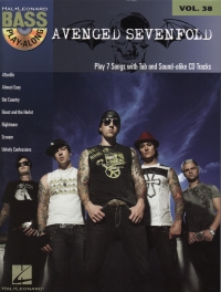 Bass Play Along 38 Avenged Sevenfold Book & Cd Sheet Music Songbook