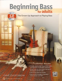 Beginning Bass For Adults Overthrow Book & Cd Sheet Music Songbook