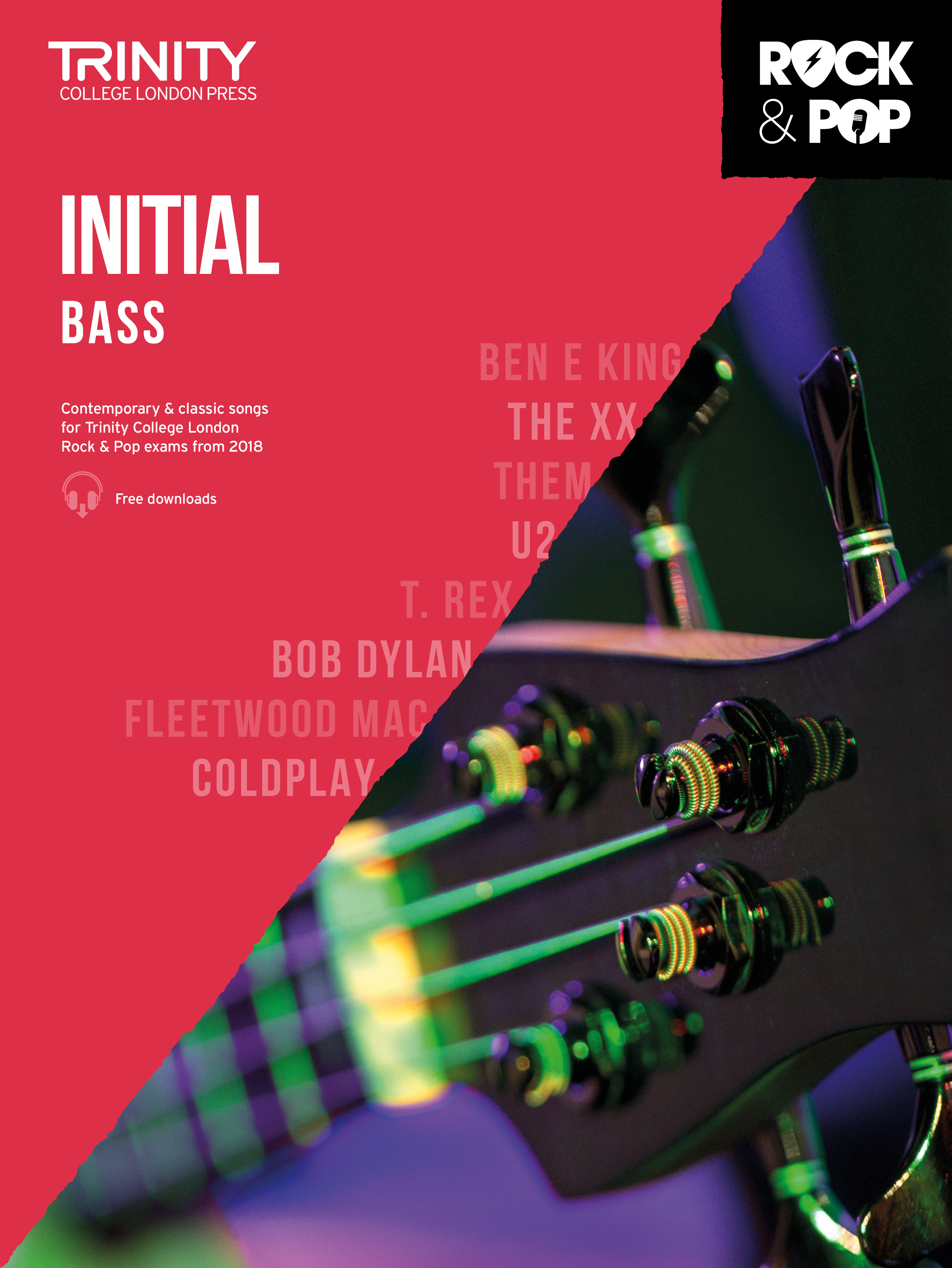 Trinity Rock & Pop 2018 Bass Initial Sheet Music Songbook