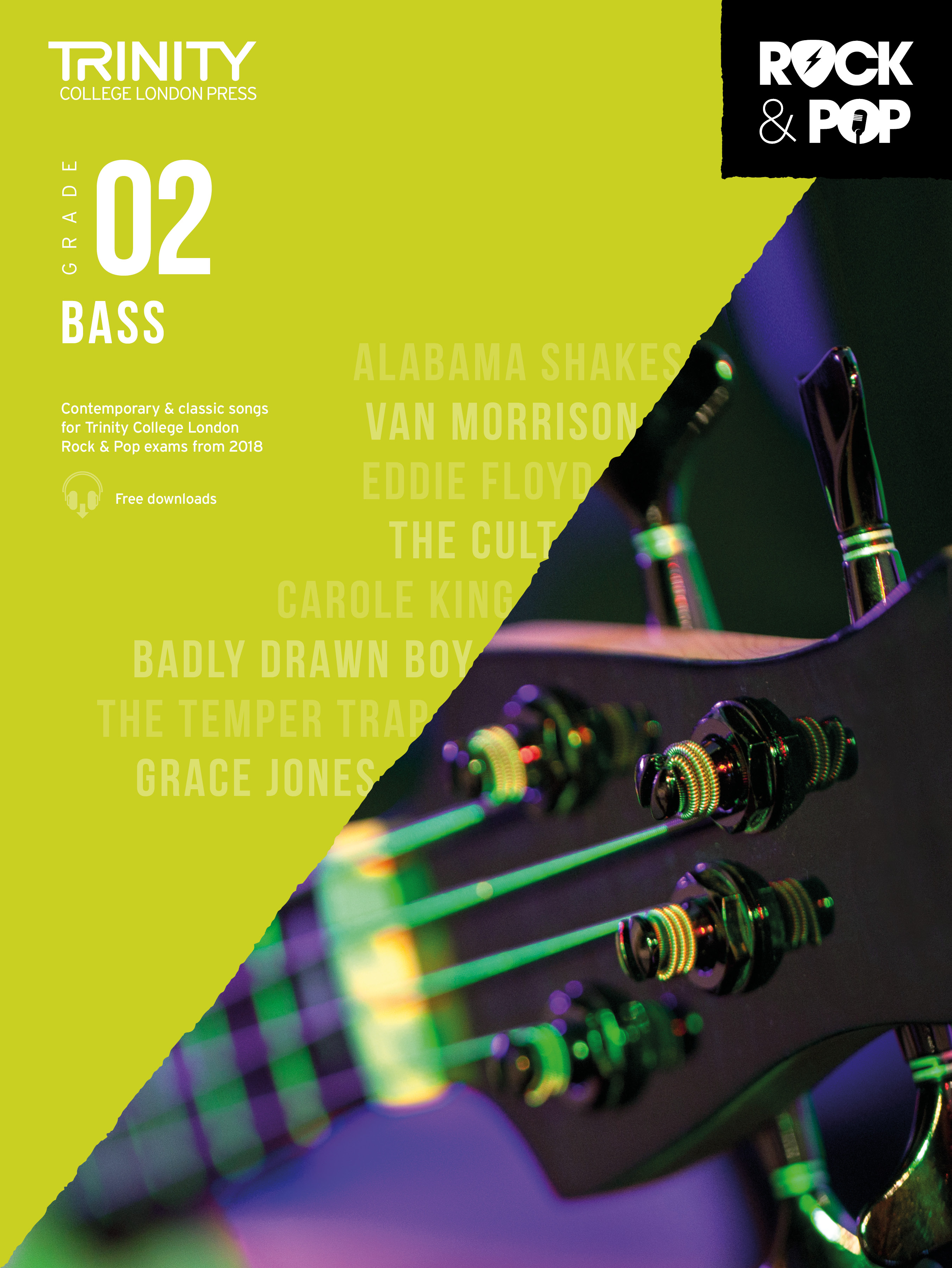 Trinity Rock & Pop 2018 Bass Grade 2 Sheet Music Songbook