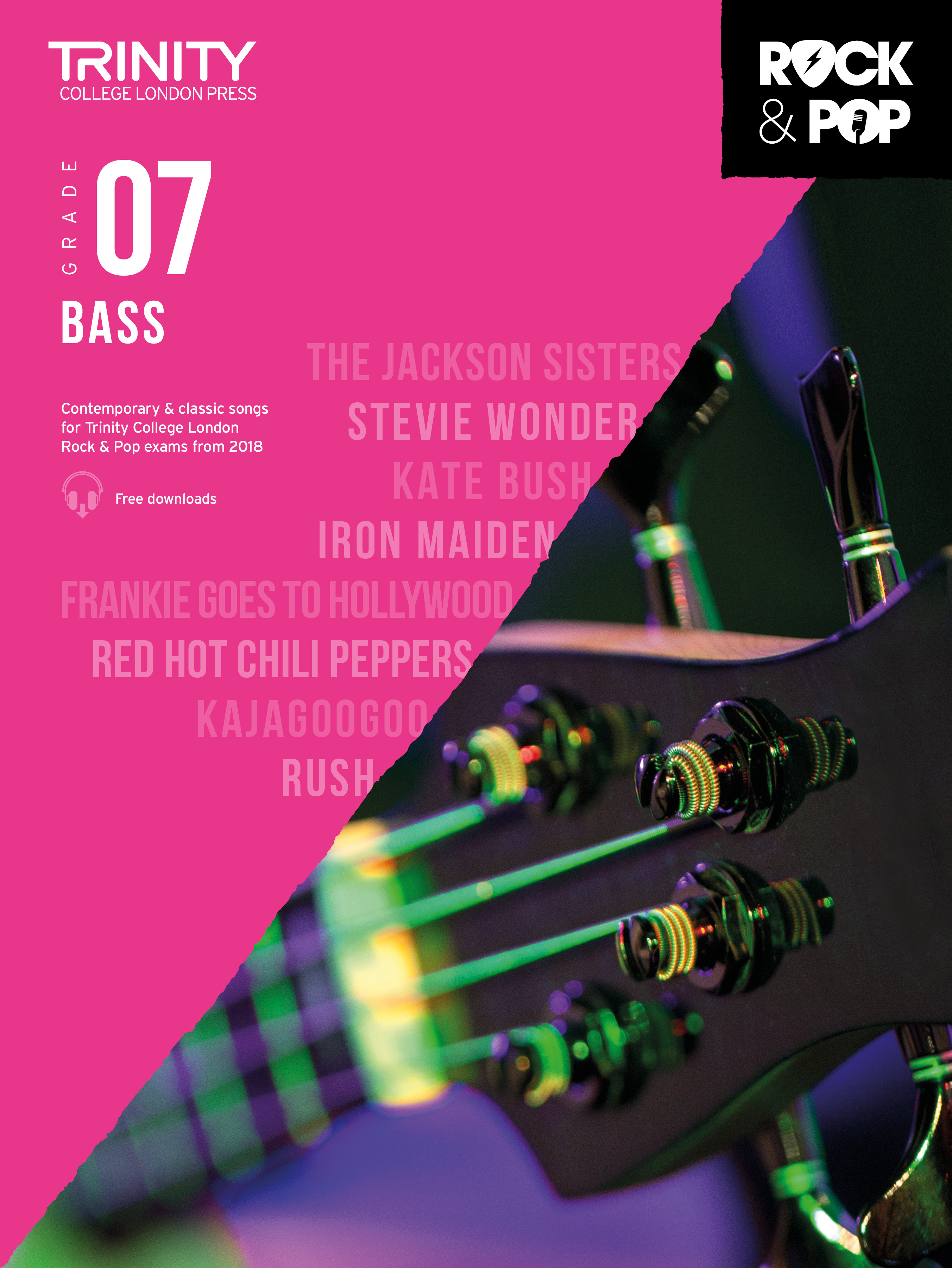 Trinity Rock & Pop 2018 Bass Grade 7 Sheet Music Songbook