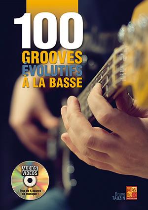 100 Grooves Evolutifs A La Basse Book & Dvd Sheet Music Songbook