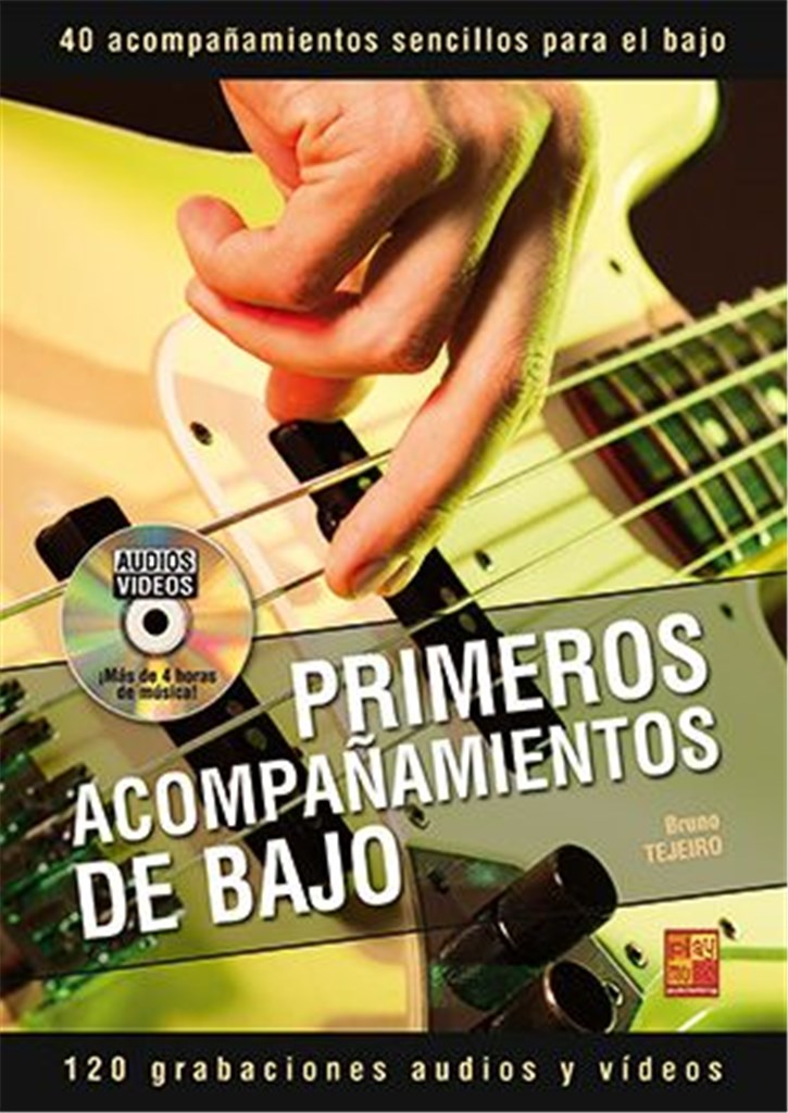 Primeros Acompanamientos De Bajo Book & Dvd Sheet Music Songbook