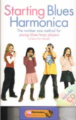 Starting Blues Harmonica Book/cd/harmonica Sheet Music Songbook
