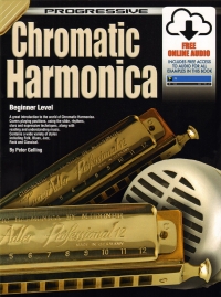 Progressive Chromatic Harmonica Beginners +online Sheet Music Songbook