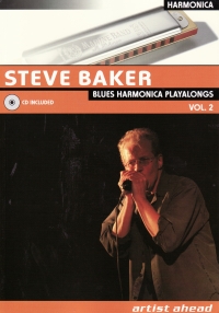 Blues Harmonica Playalongs Vol 2 Baker Book/cd Sheet Music Songbook